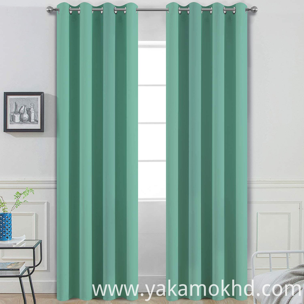 Turquoise Blackout Curtains 